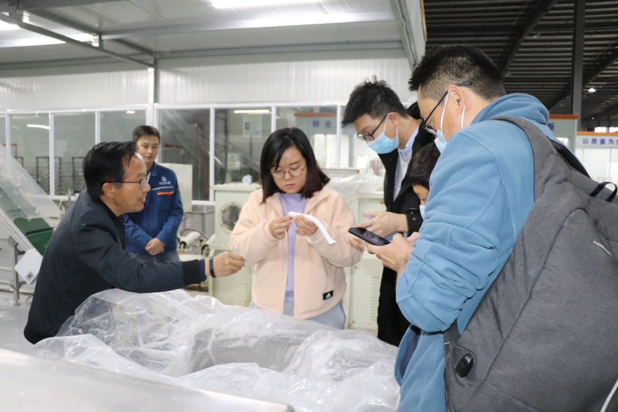 A delegation led by Beikong Water Group visited Huayuan for inspection and exchange