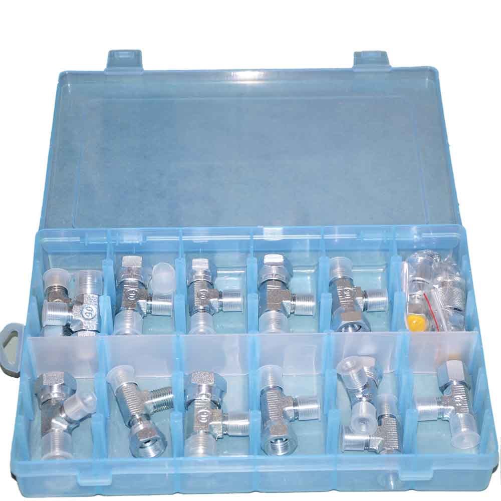 Quick oil pressure test combination joint