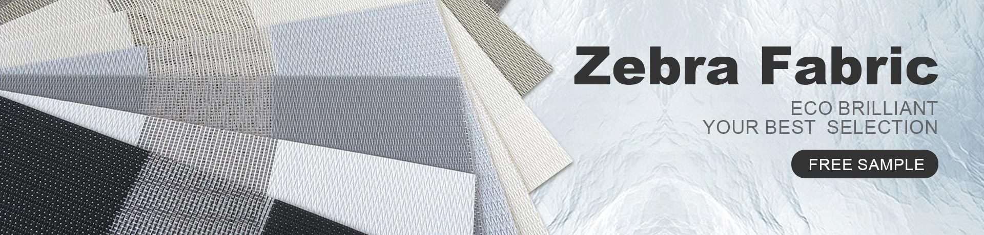 Zebra blind fabric