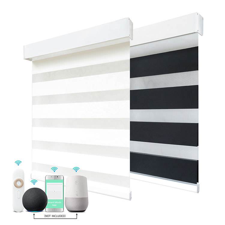 OEM Motorized zebra blinds