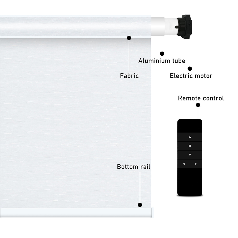 Motorized roller blinds