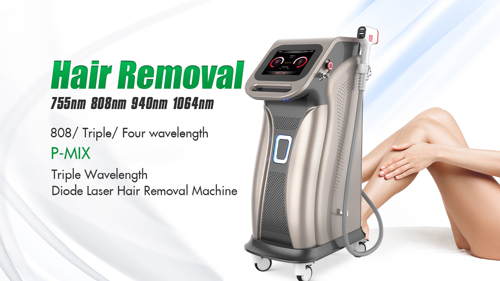 2000W 4 Wavelengths Diode Laser Sanhe Beauty S T LASER SKIN CARE