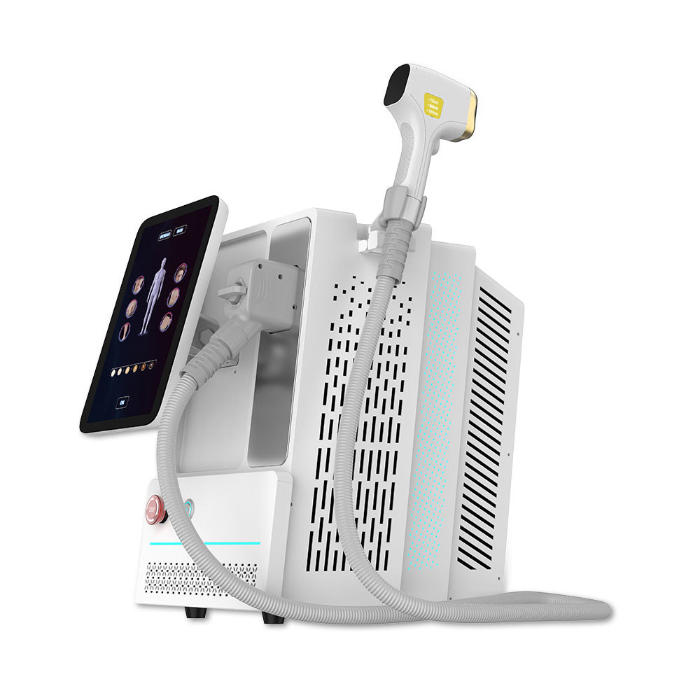 Portable 1200W High Power Handle 808nm Diode Laser Hair Removal Machine