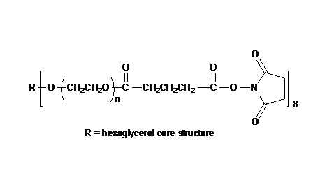 8arm PEG Succinimidyl Glutarate (hexaglycerol)