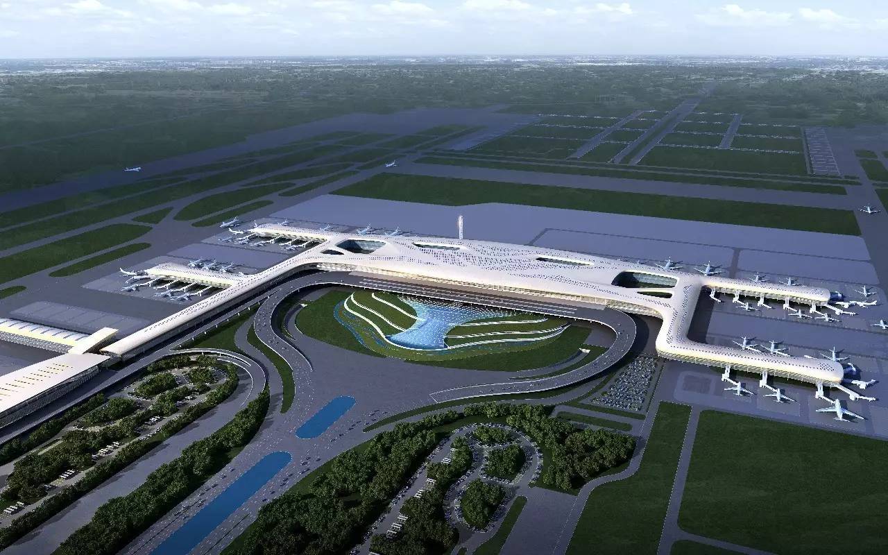 New Terminal T3 of Wuhan Tianhe Airport in Hubei Province