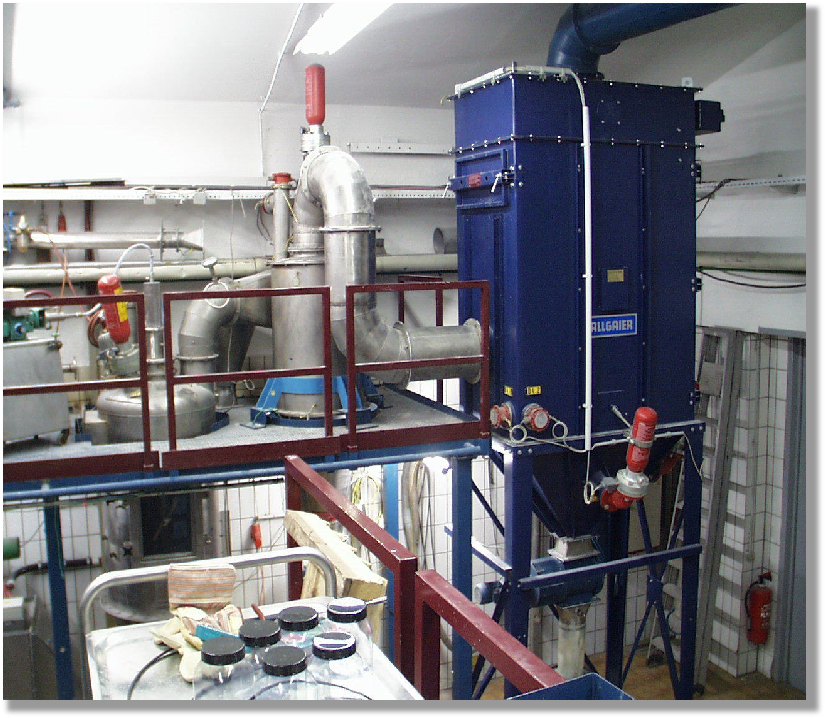 磨机实验室(抑爆型) 处理气量 7000 m3/h