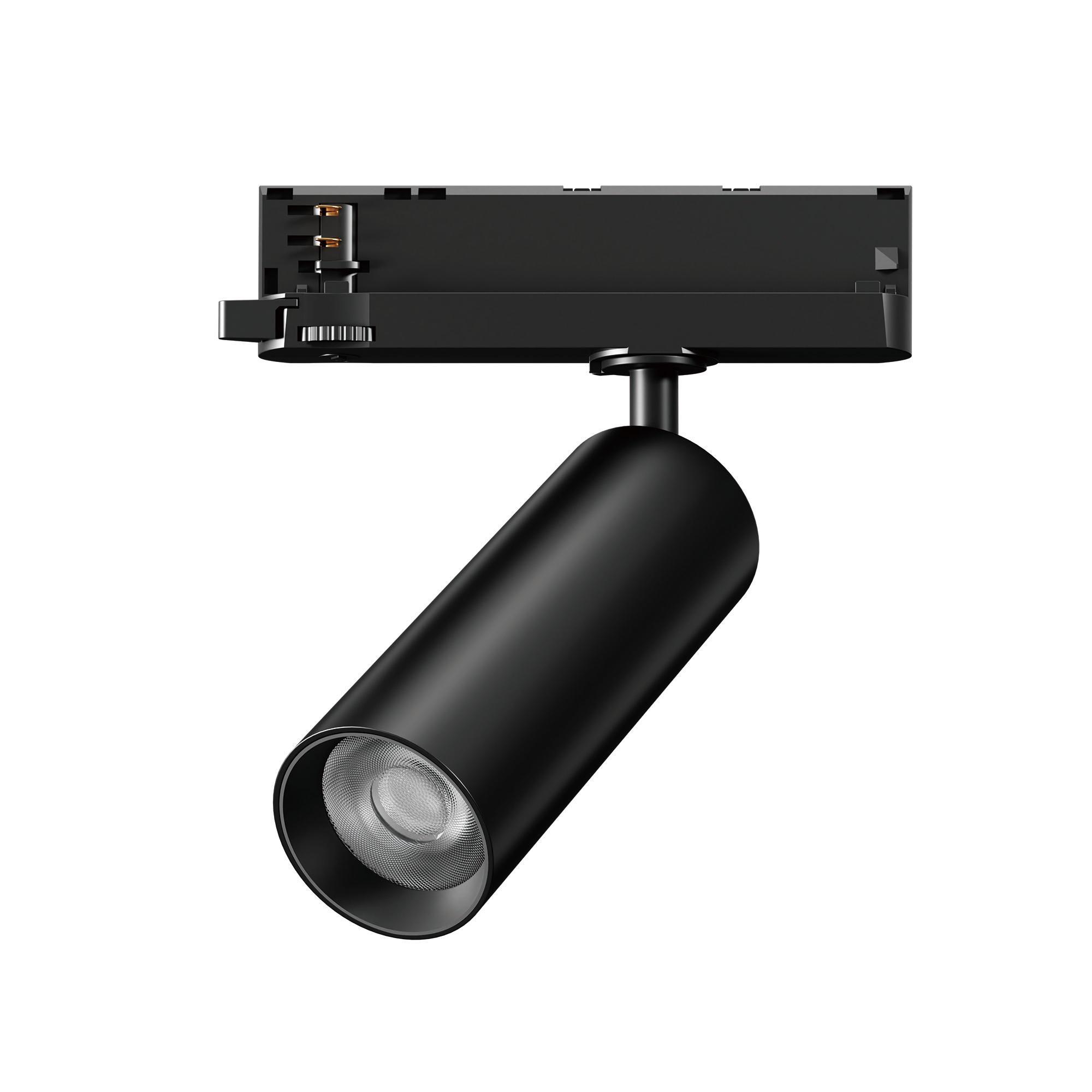 LR1051R-002 24W LED Track Lights With Lens In-Track Adaptor On-off 1-10V DALI CASAMBI Tunable White