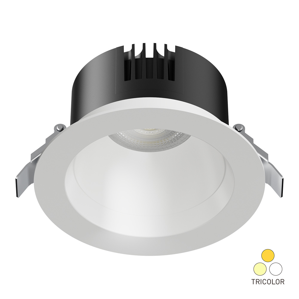 9-41W LED Modular Dowlights With Reflector and Lens 38/60 Degree anti-Glare Recessed Frame