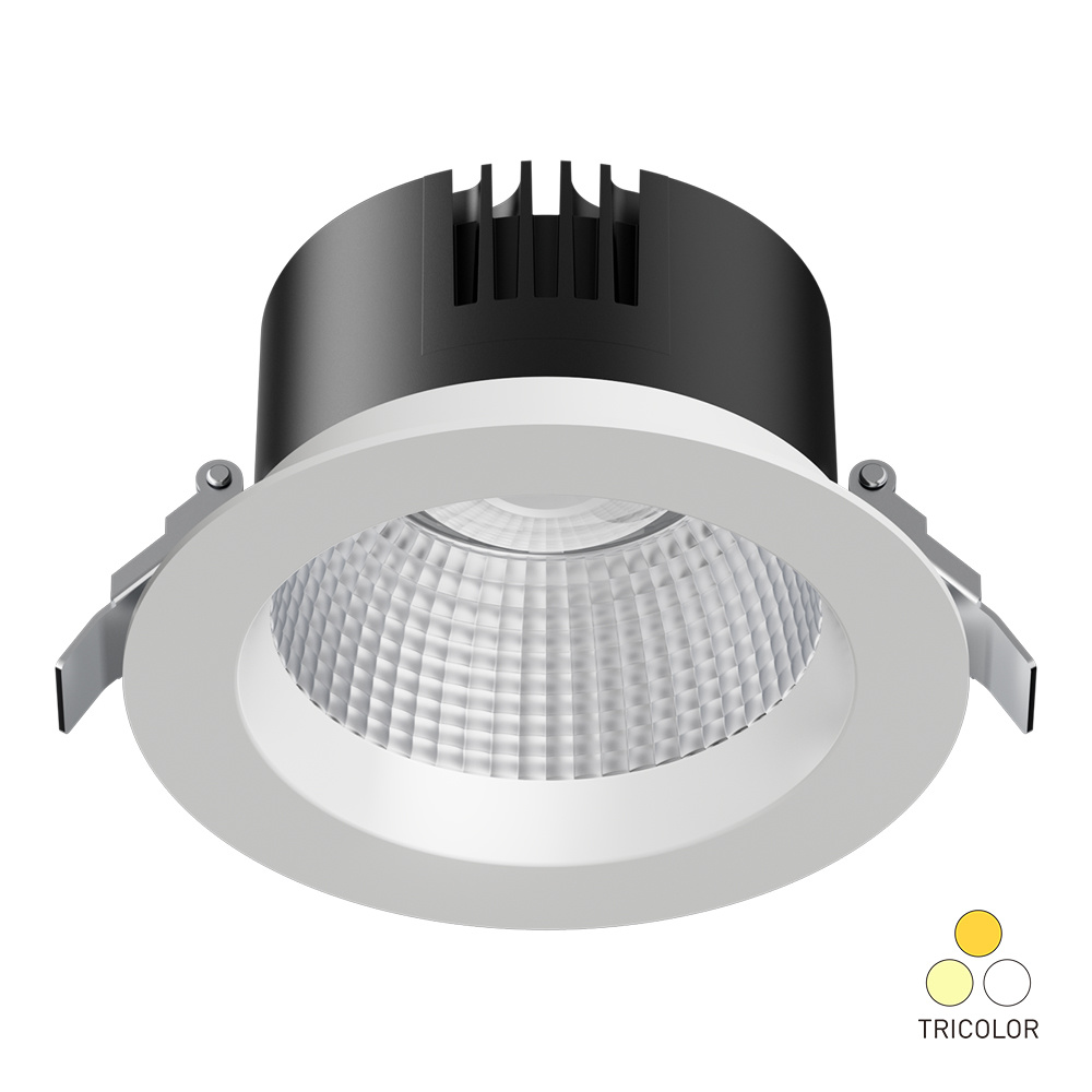 9-41W LED Modular Dowlights With Faceted Reflector and Pc Cover 80 Degree anti-Glare Recessed  Frame