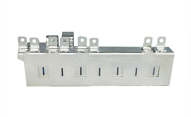 Automobile capacitor busbar