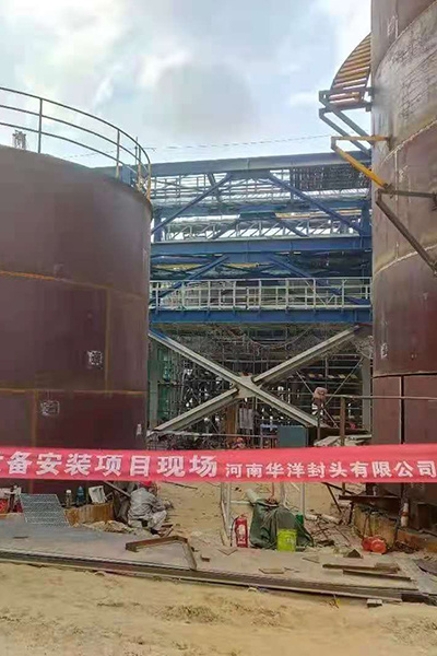 Guangdong Petrochemical non-standard equipment construction site Guangdong Petrochemical non-standard equipment construction site