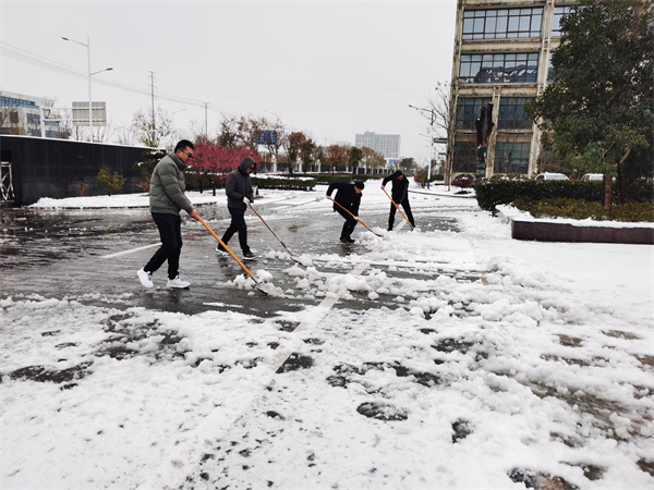 瑞雪兆丰年，我们在行动｜我司积极开展扫雪铲雪行动