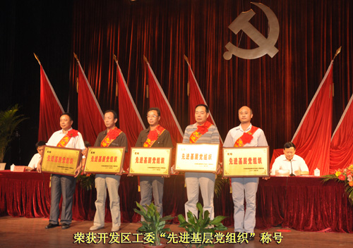 公司党支部荣获“先进基层党组织”荣誉称号