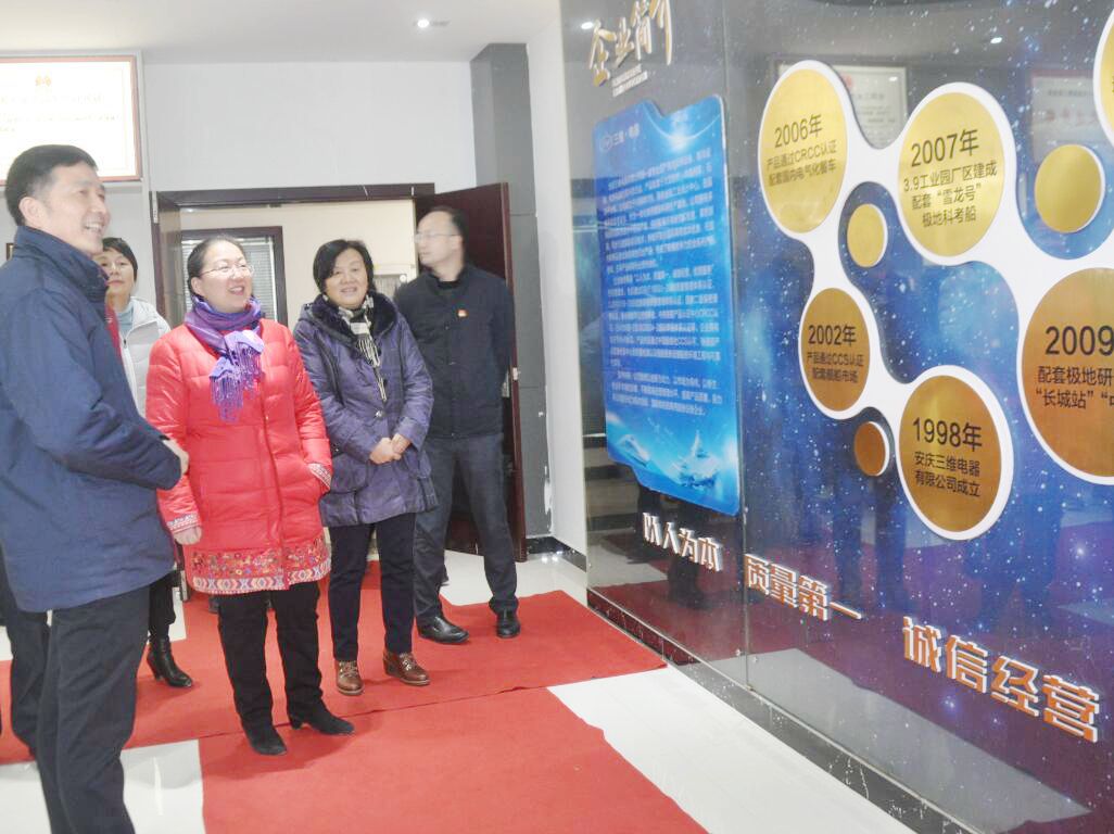 省妇联党组书记、主席刘苹一行领导莅临我司调研指导工作