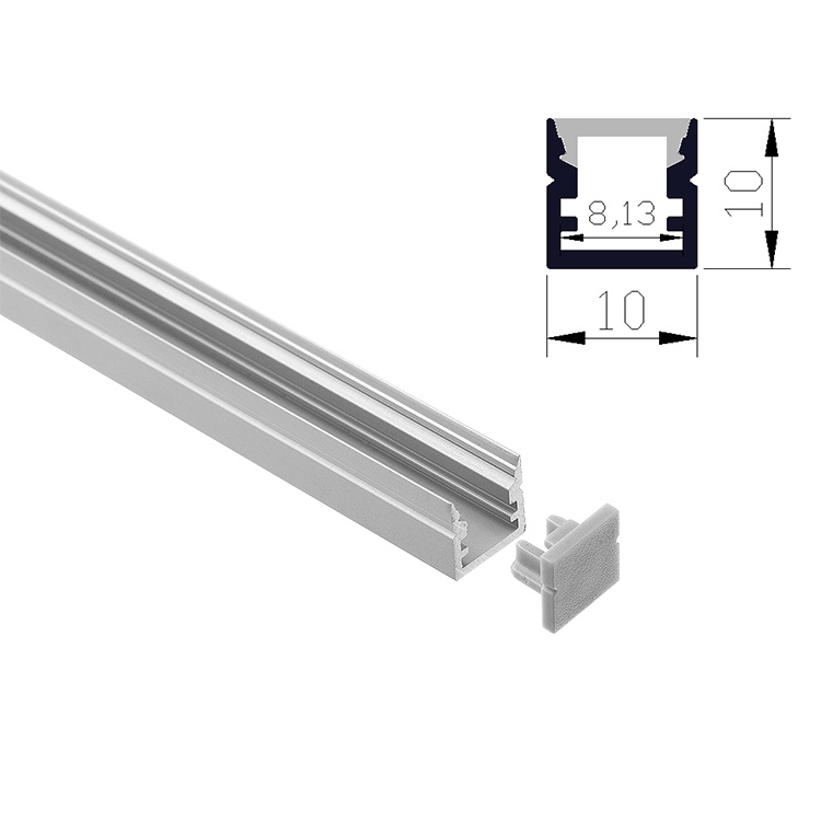 S1010 10*10mm Aluminum LED Profile