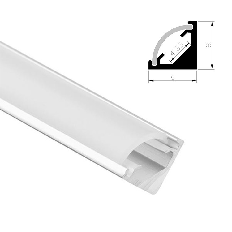 C0808 8*8mm Aluminum LED Profile