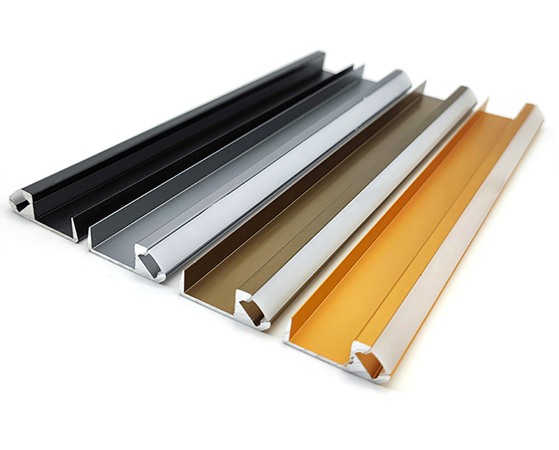 3210 18mm Board laminate cabinet light front 45 degree led aluminum