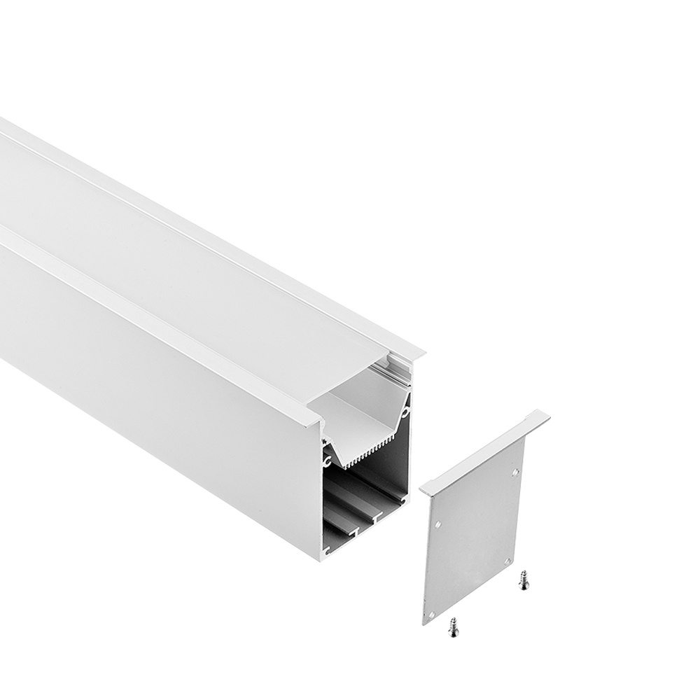 R7075  70*75mm Recessed Aluminum LED Profile for LED Strip
