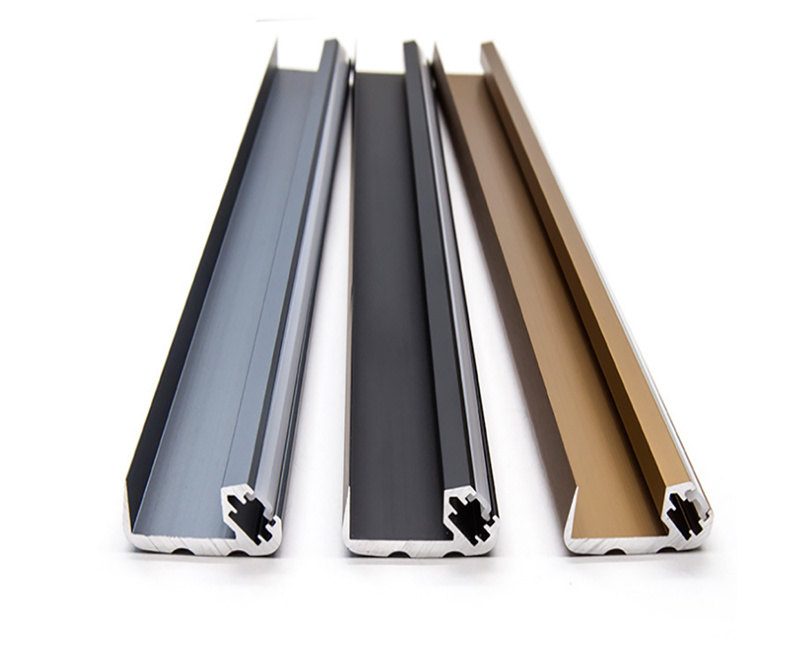3113 18mm Board laminate cabinet light front 45 degree led aluminum