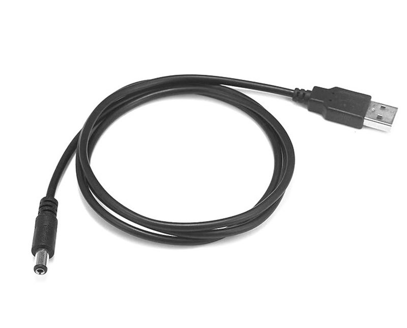 USB A-male to DC 5.5*2.1mm Male Jack Plug Cable