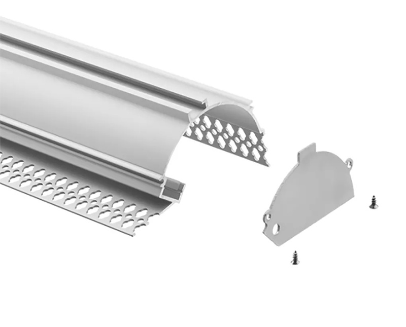 D9251  Corner embedded drywall LED Aluminum Profile for Ceiling