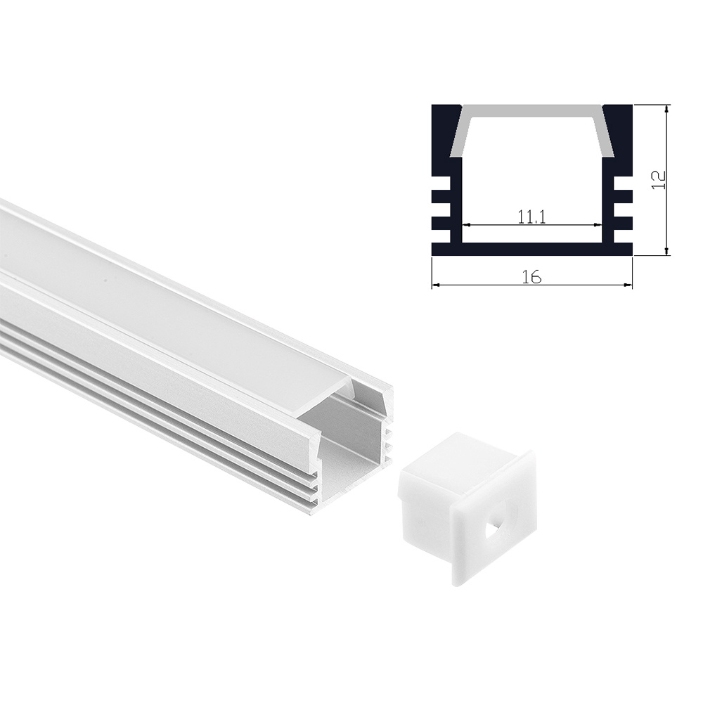 S1612  16*12mm  Aluminum LED Profile