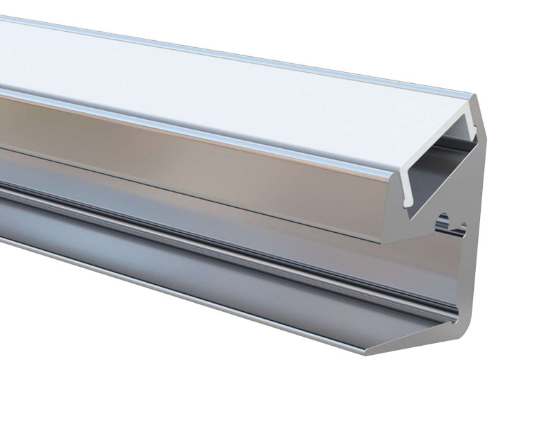 2417 8mm Board led glass shelf profile light display shelves display case wine Locker sideboard