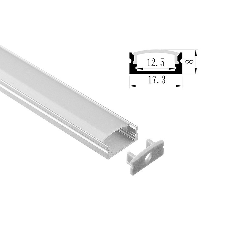 S1708 17.3*8mm Aluminum LED Profile