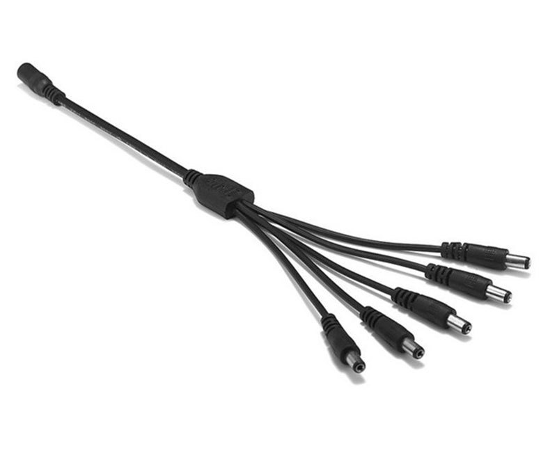 DC 5.5*2.1mm 5 Way Splitter Cable
