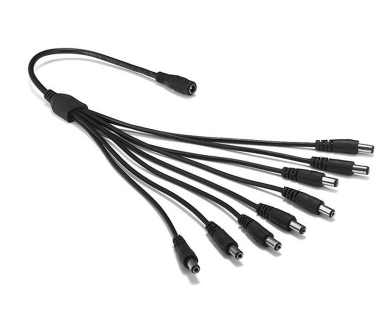 DC 5.5*2.1mm 8 Way Splitter Cable