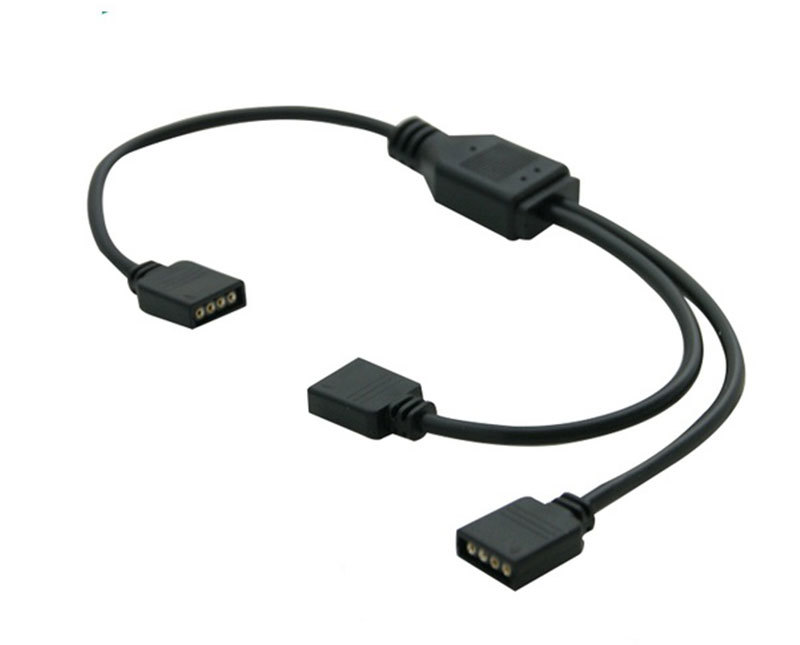 4pin 2 Way Splitter Cable for RGB LED Strip
