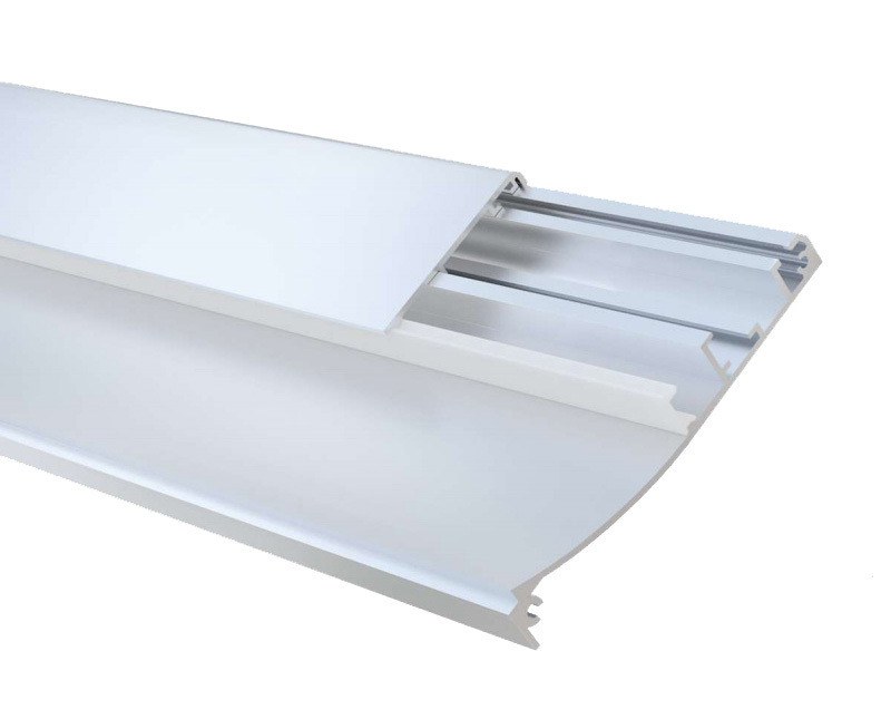 SL1390 LED Aluminum Skirting Board Extrusion Profile