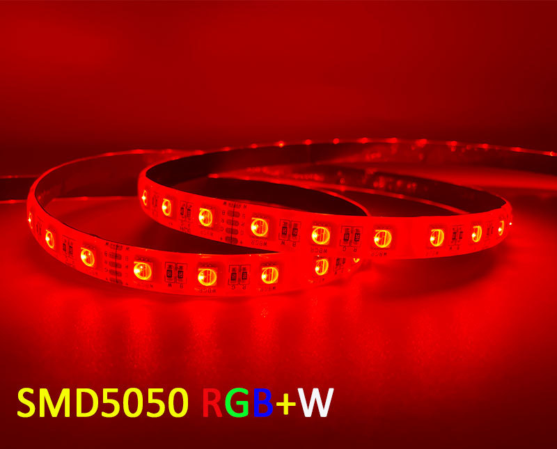 SMD5050 60LEDs IP65 Waterproof 12mm Wide RGBW LED Strip Light