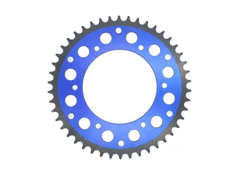 Steel and aluminum combination sprocket