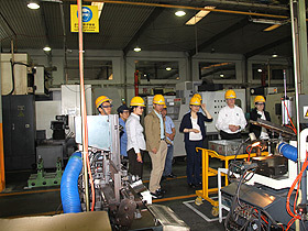 May/2014, Daventry visited the manufacturing shop