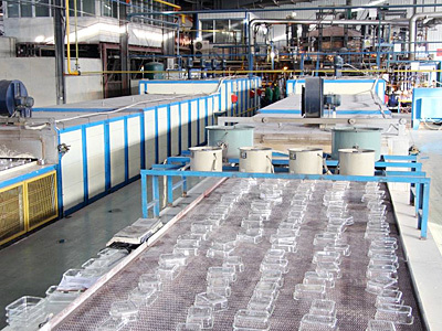 Tableware glass production line