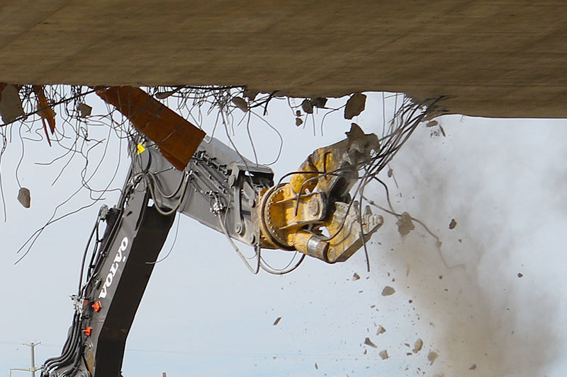 What are excavator double cylinder hydraulic shears?