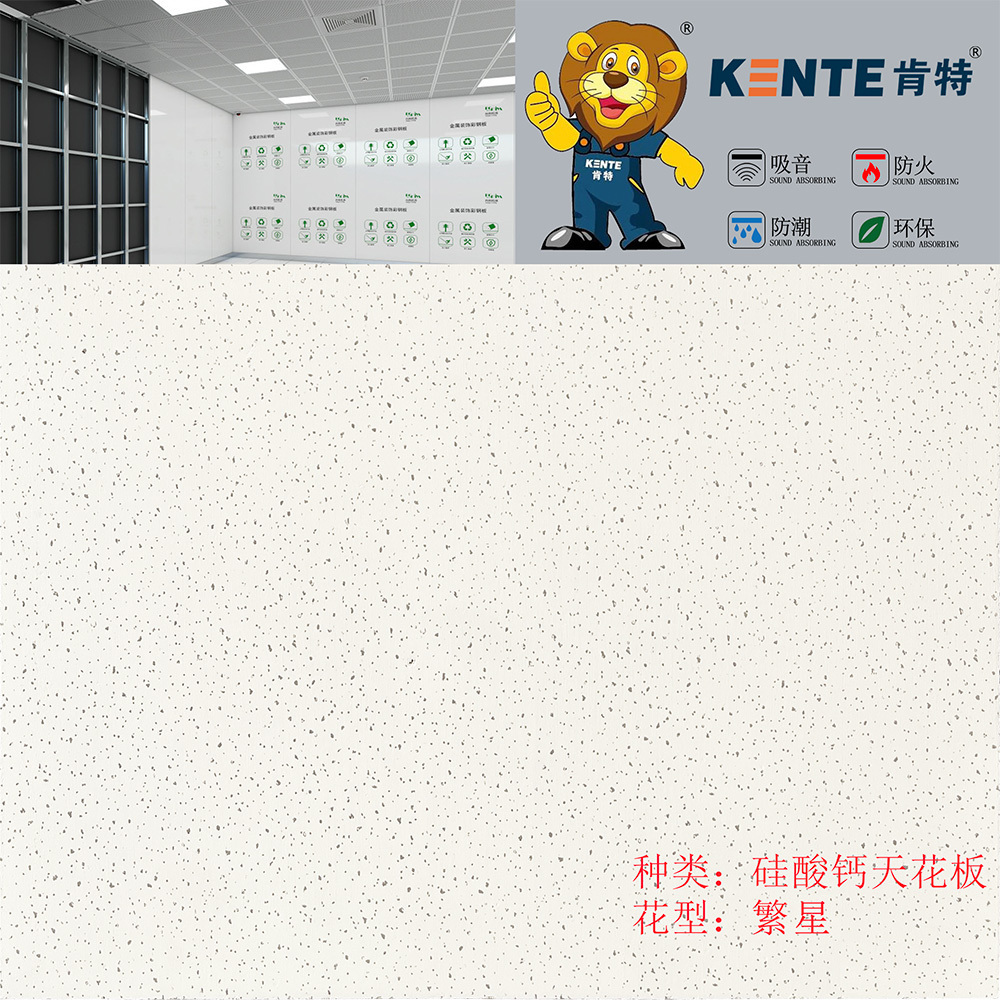 Stars spot design calcium silicate ceiling tile