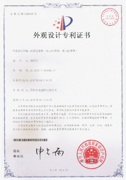 Appearance Patent