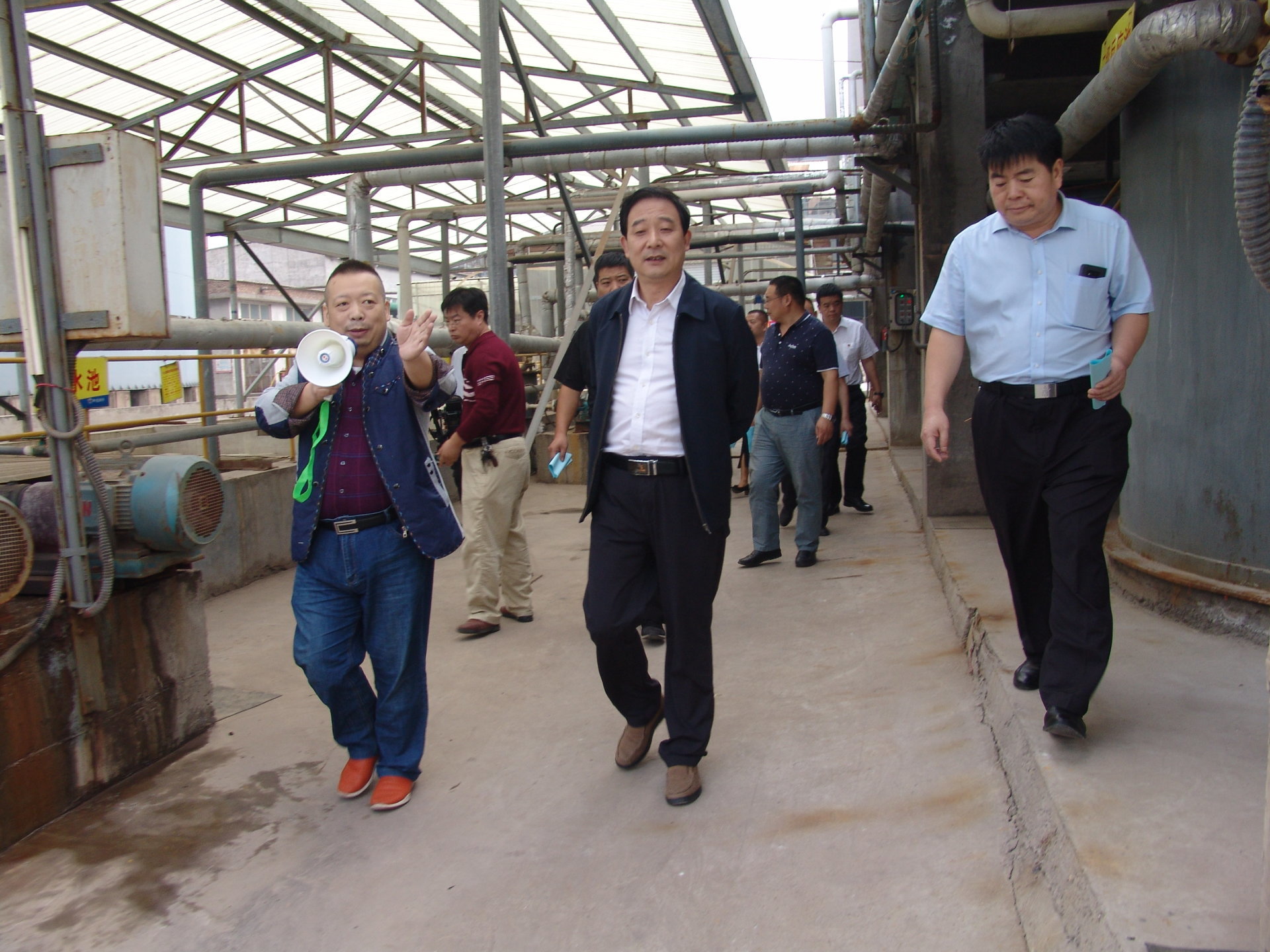灵宝市人大代表团来我公司调研