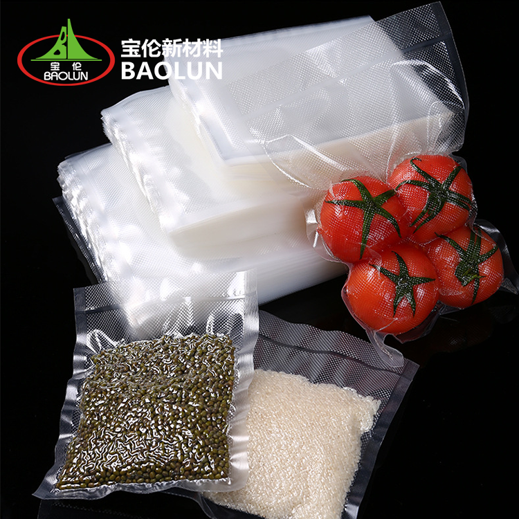 Factory Wholesale Vacuum Food Bags Pa Pe Plastic Vacuum Bags 3 Side Seal Food Sealer Bag