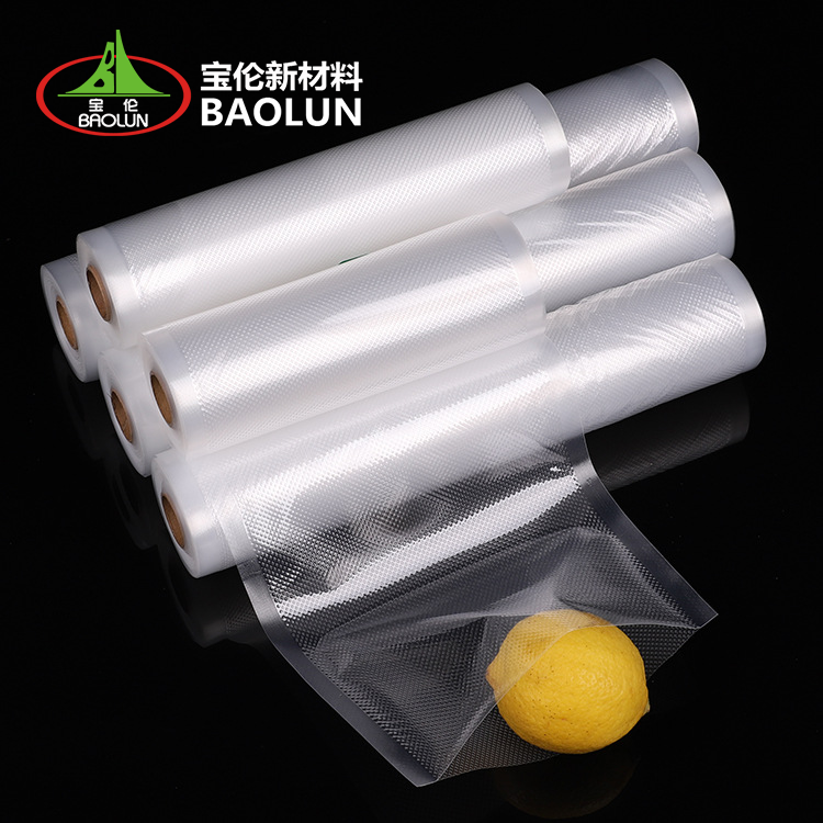 Food Grade Transparent Vacuum Bags Food Sealer Roll Frozen Food Storage Bag Direct Factory
