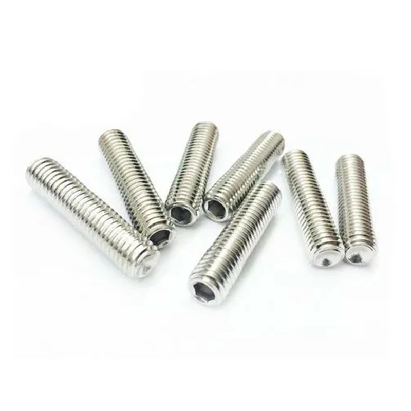 DIN913 internal plumblossom aluminum alloy silver plating tighten screw