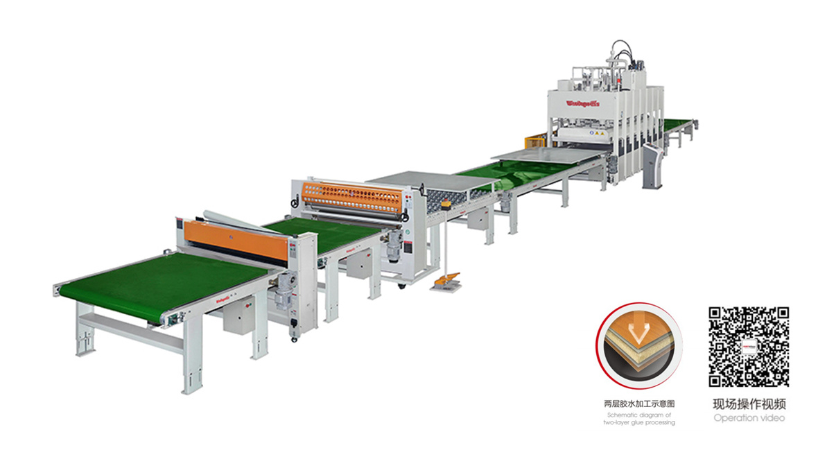 Honeycomb automatic composite production line