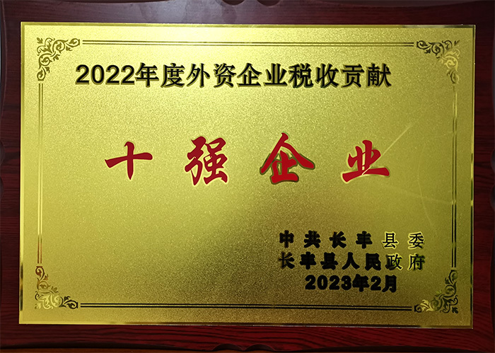 Top 10 taxpayers in 2022 Top 10 taxpayers in 2022