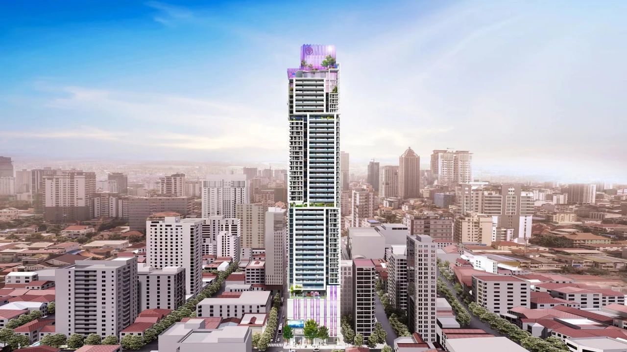 180米超高層! 陜建二建集團柬埔寨畢加索天空之石項目正式簽約