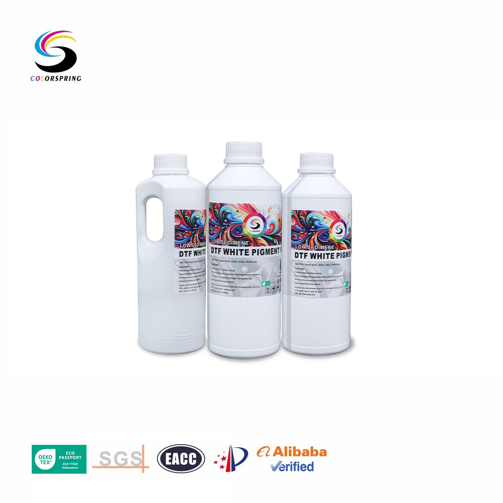 Low Sediment DTF White Pigment Ink