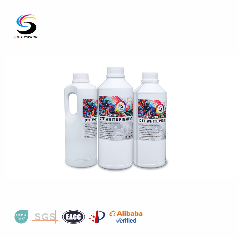 Low Sediment DTF White Pigment Ink