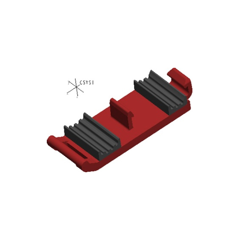 Resin parts embedded in molded products