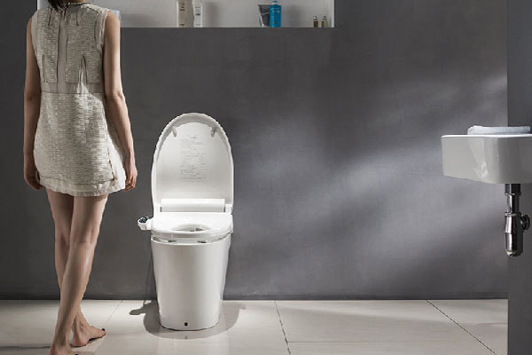 Intelligent toilet lid cleaning and maintenance methods